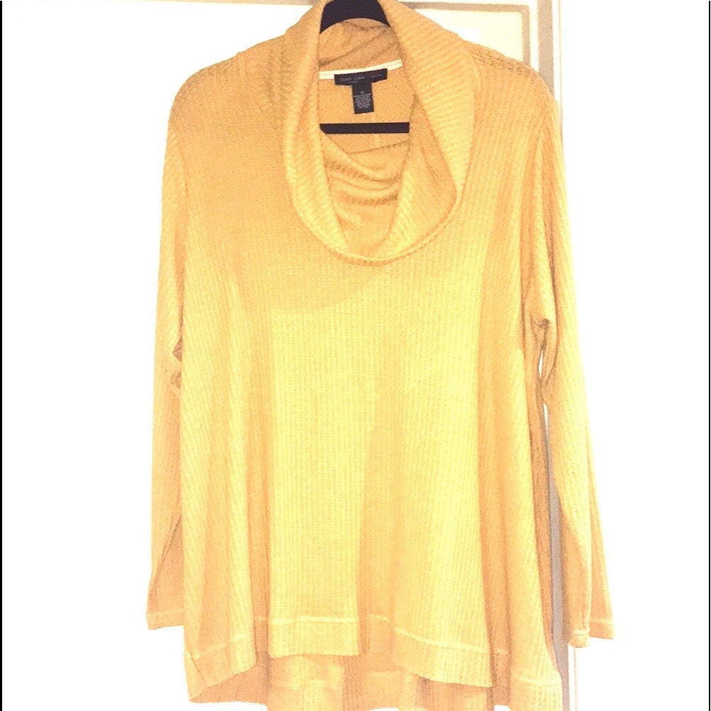 Joan Vass Cowl Neck Top 1X